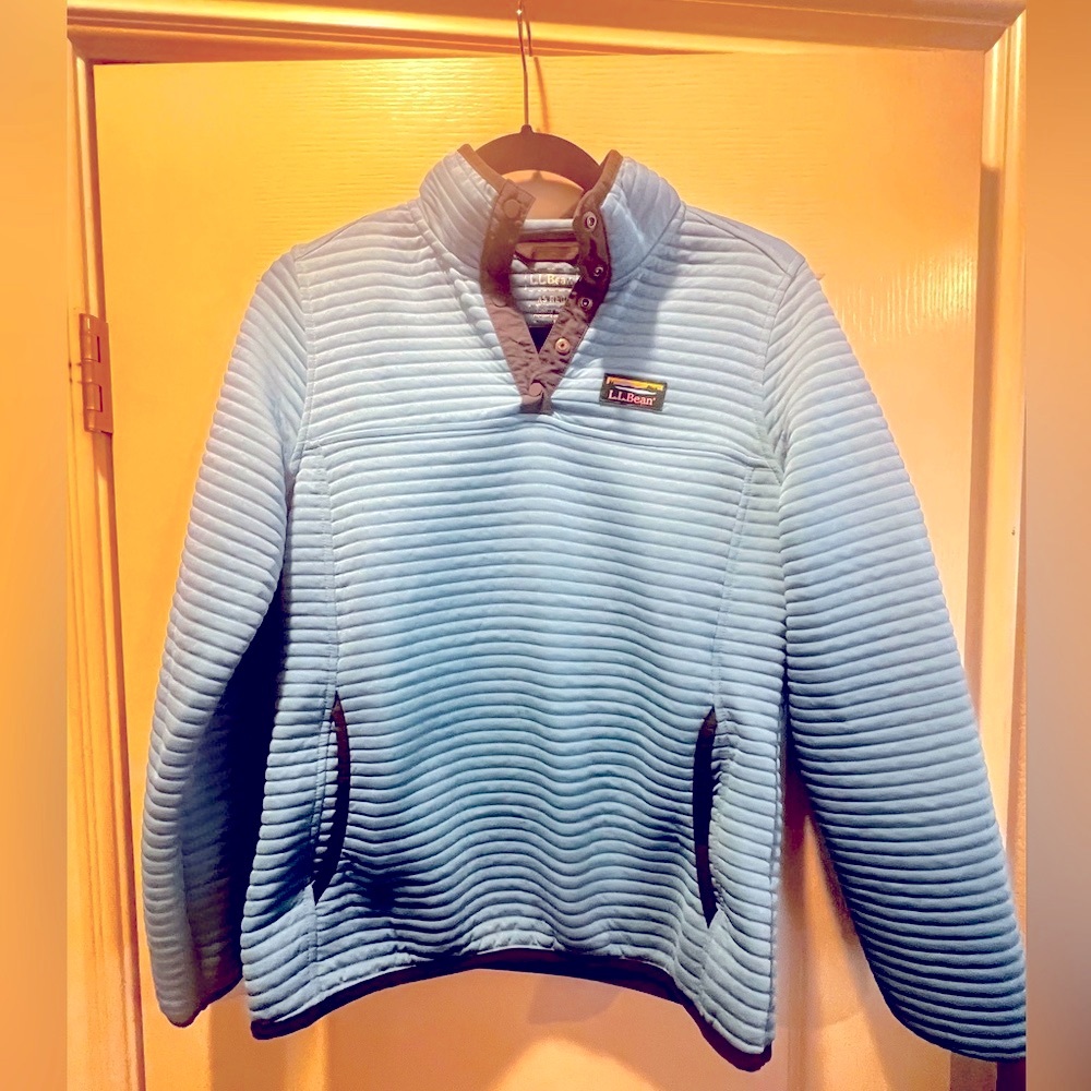 LL Bean ribbed swearshirt